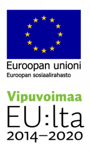 EU-lippu ja Vipuvoimaa EU:lta -logot