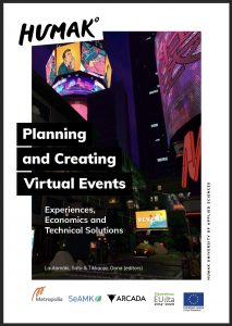 Planning and Creating Virtual Events -kirjan kansikuva.